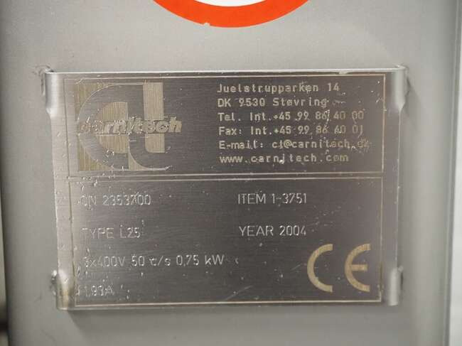 Oprema za prehrambenu industriju Carnitech lifter L25: slika 8