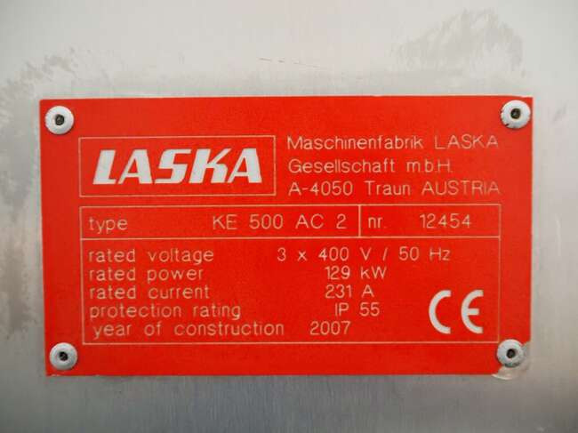 Oprema za prehrambenu industriju Laska bowl chopper KE 500 AC 2: slika 14