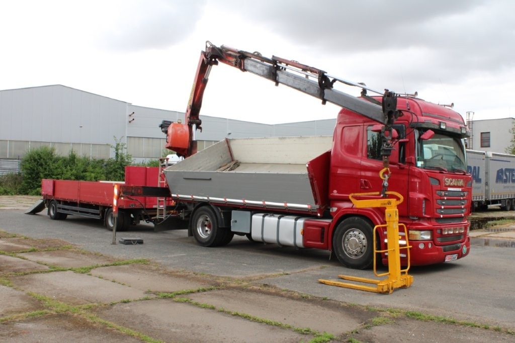 SCANIA R480 PALFINGER PK16000, EURO 5, CRANE FORKS - Istovarivač, Kamion sa dizalicom: slika 2 SCANIA R480 PALFINGER PK16000, EURO 5, CRANE FORKS - Istovarivač, Kamion sa dizalicom: slika 2