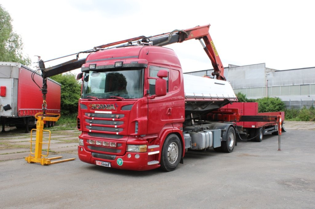 SCANIA R480 PALFINGER PK16000, EURO 5, CRANE FORKS - Istovarivač, Kamion sa dizalicom: slika 3 SCANIA R480 PALFINGER PK16000, EURO 5, CRANE FORKS - Istovarivač, Kamion sa dizalicom: slika 3