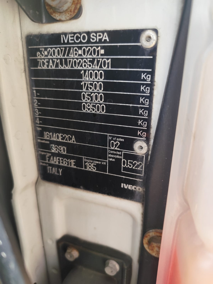 IVECO EUROCARGO 140-250 - Kamion sa golom šasijom i zatvorenom kabinom: slika 2 IVECO EUROCARGO 140-250 - Kamion sa golom šasijom i zatvorenom kabinom: slika 2