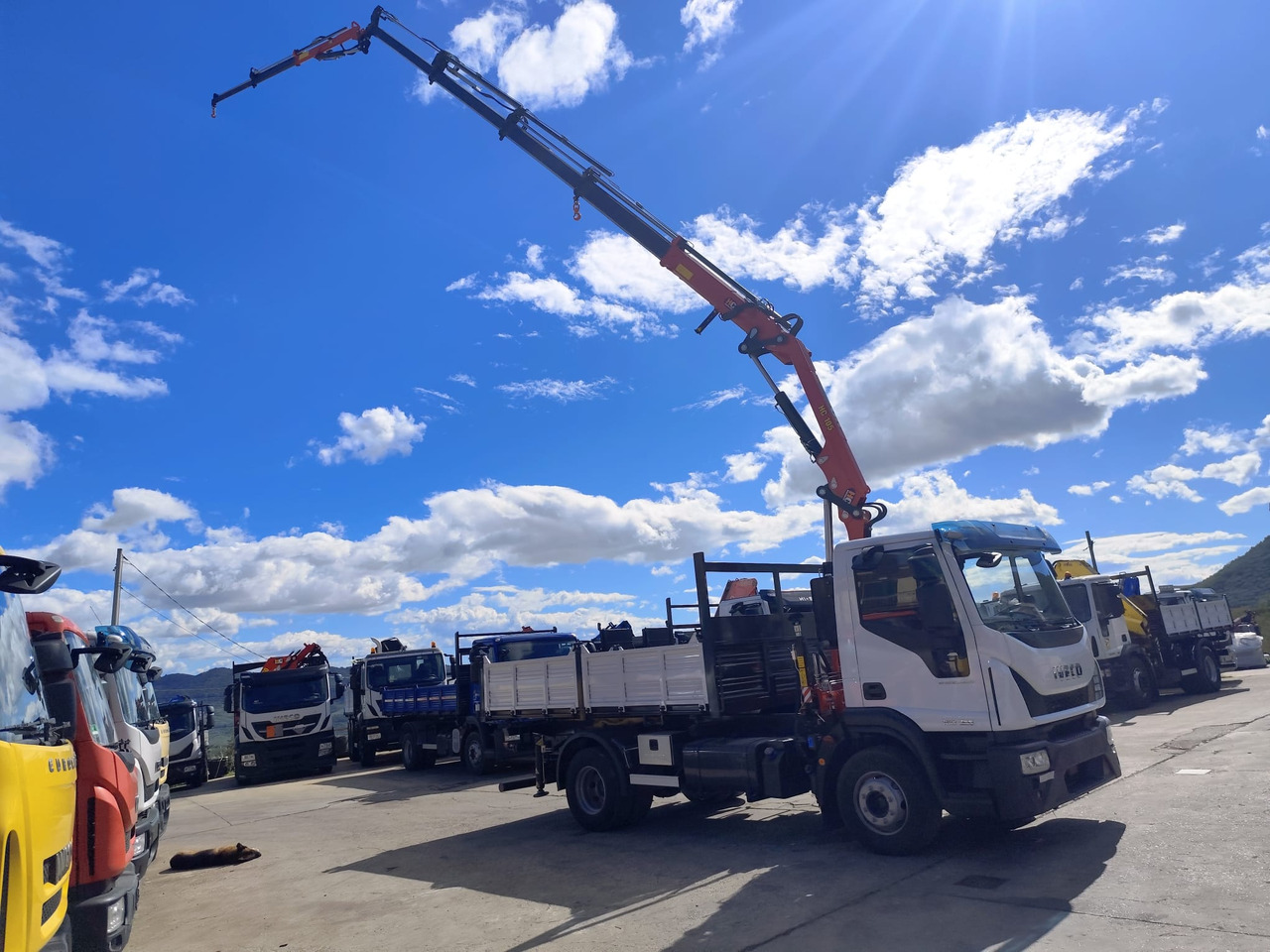 IVECO EUROCARGO 160-250 - Kamion sa dizalicom, Istovarivač: slika 1 IVECO EUROCARGO 160-250 - Kamion sa dizalicom, Istovarivač: slika 1