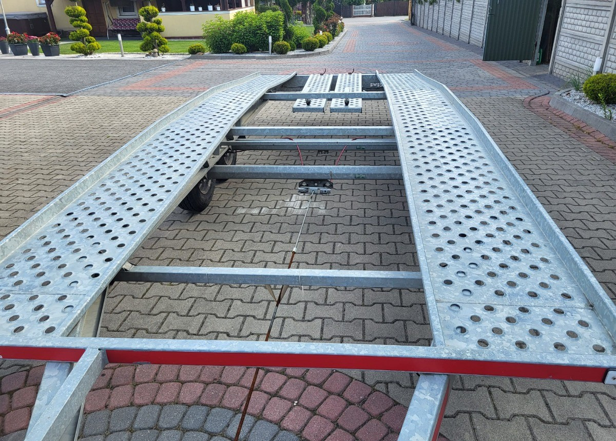 GEWE DMC 270kg długa 5m nowa nie używana Dmc Stan Idealny nowy - Prikolica za prevoz automobila: slika 4 GEWE DMC 270kg długa 5m nowa nie używana Dmc Stan Idealny nowy - Prikolica za prevoz automobila: slika 4
