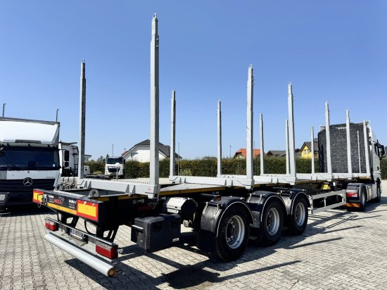 MEGA TIMBER LONG Holzauflieger 6 Rungenpaare - Poluprikolica šticarka: slika 1 MEGA TIMBER LONG Holzauflieger 6 Rungenpaare - Poluprikolica šticarka: slika 1