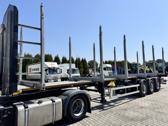 MEGA TIMBER LONG Holzauflieger 6 Rungenpaare - Poluprikolica šticarka: slika 3 MEGA TIMBER LONG Holzauflieger 6 Rungenpaare - Poluprikolica šticarka: slika 3