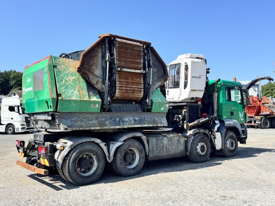 MAN TGS 35.540 8x4 mit Komptech-Zusatzeinheit - Šumarska oprema, Kamion: slika 3 MAN TGS 35.540 8x4 mit Komptech-Zusatzeinheit - Šumarska oprema, Kamion: slika 3