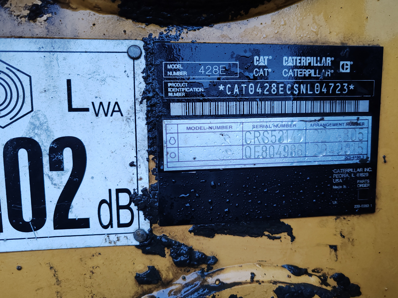 Bager utovarivač CATERPILLAR 428E: slika 18