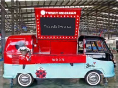 Deli Star Trailer Retro Minivan Fliptop 4300 Electric - EU standards - Prikolica za hrane: slika 2 Deli Star Trailer Retro Minivan Fliptop 4300 Electric - EU standards - Prikolica za hrane: slika 2