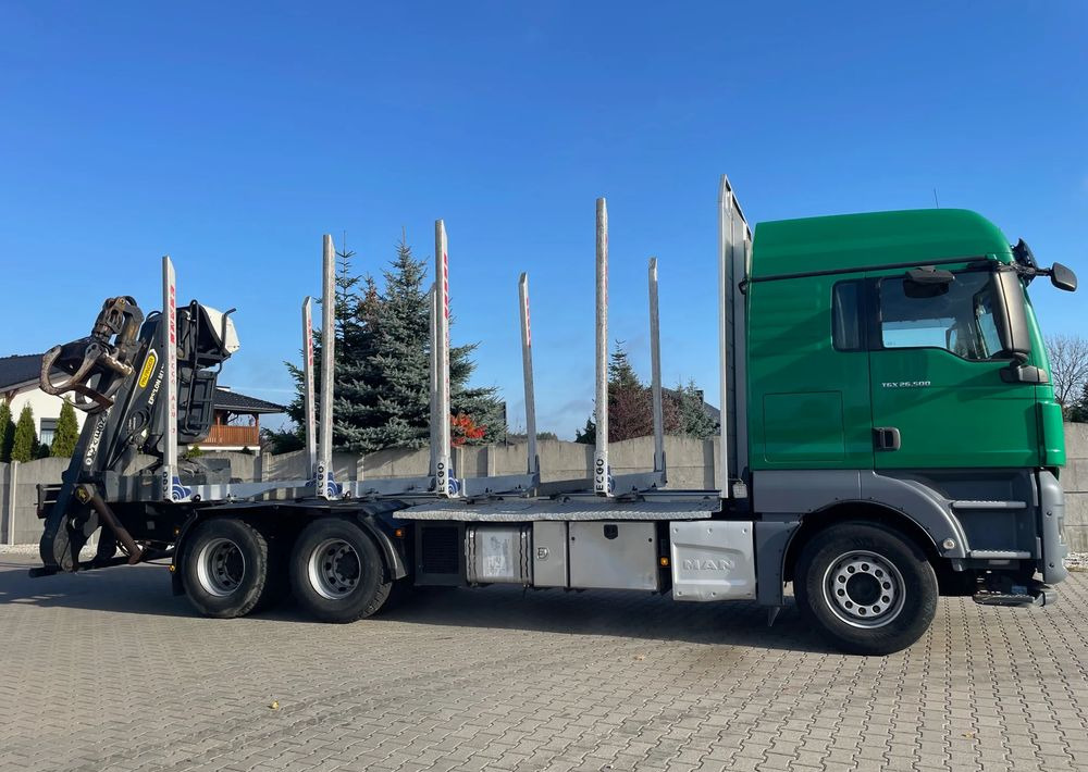MAN TGX 26.500, 6x4, HDS EPSILOM M12Z, do transportu drewna. - Šticar, Kamion sa dizalicom: slika 4 MAN TGX 26.500, 6x4, HDS EPSILOM M12Z, do transportu drewna. - Šticar, Kamion sa dizalicom: slika 4