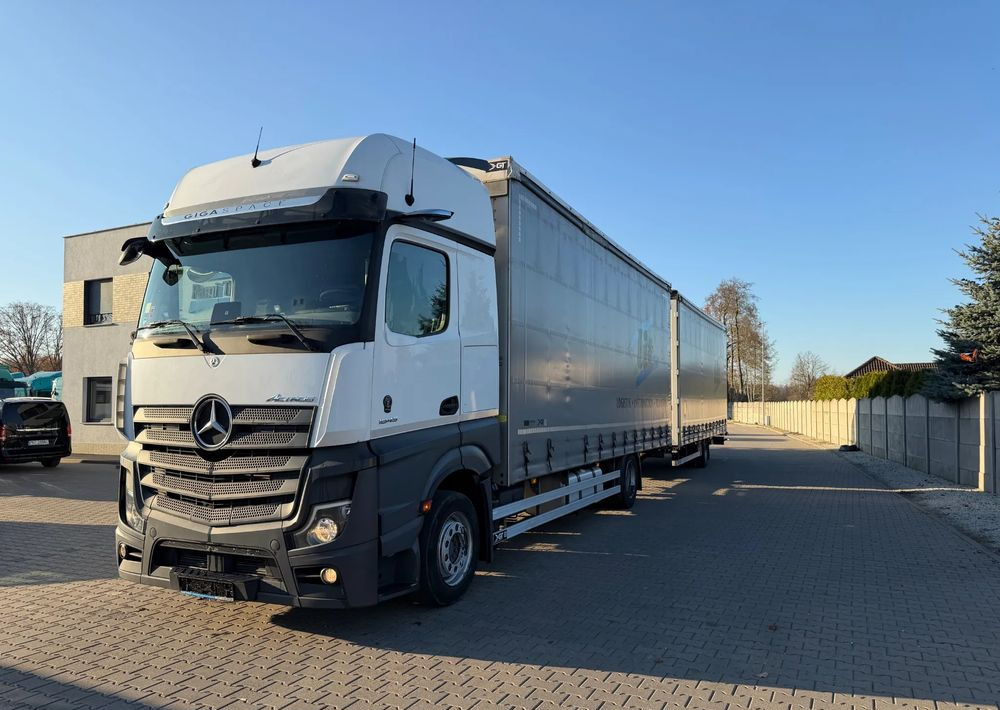 Mercedes-Benz ACTROS 1845 Zestaw przestrzenny przejazdowy120m3 - Kamion sa ceradom: slika 2 Mercedes-Benz ACTROS 1845 Zestaw przestrzenny przejazdowy120m3 - Kamion sa ceradom: slika 2