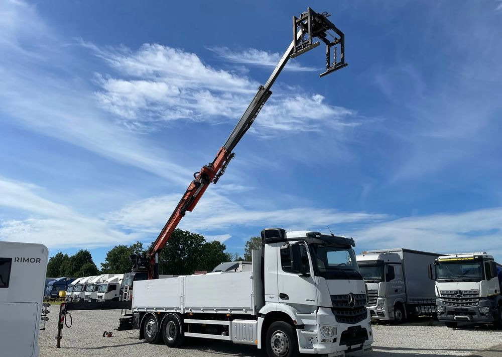 Mercedes-Benz Arocs 2545, HDS ATLAS 186.3 - PILOT - Kamion sa tovarnim sandukom, Kamion sa dizalicom: slika 1 Mercedes-Benz Arocs 2545, HDS ATLAS 186.3 - PILOT - Kamion sa tovarnim sandukom, Kamion sa dizalicom: slika 1