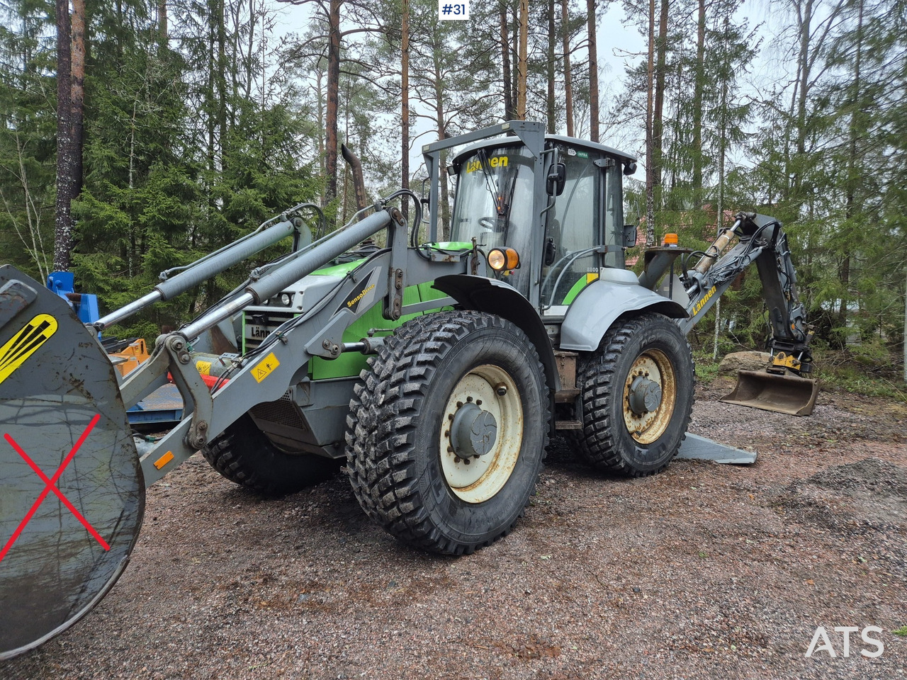 Lännen 8800E Kaivurikuormaaja - Bager utovarivač: slika 1 Lännen 8800E Kaivurikuormaaja - Bager utovarivač: slika 1