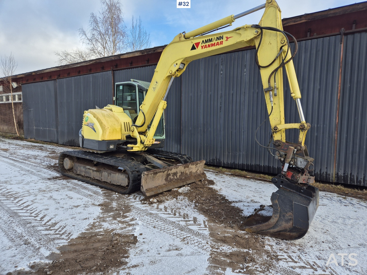 Bager guseničar Yanmar SV100: slika 6