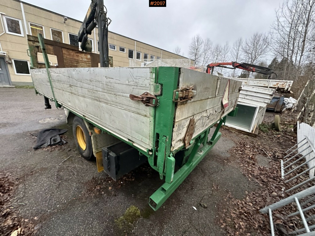 Crane Trailer, Hiab 445AW - Plato prikolica: slika 3 Crane Trailer, Hiab 445AW - Plato prikolica: slika 3