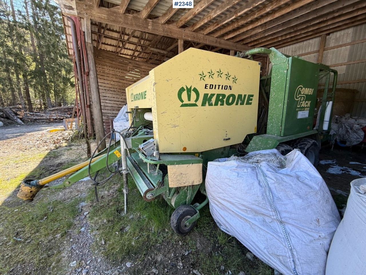 Krone Combi pack Multi-Cut 1500 round baler - Oprema za prevrtanje i razlaganje: slika 4 Krone Combi pack Multi-Cut 1500 round baler - Oprema za prevrtanje i razlaganje: slika 4