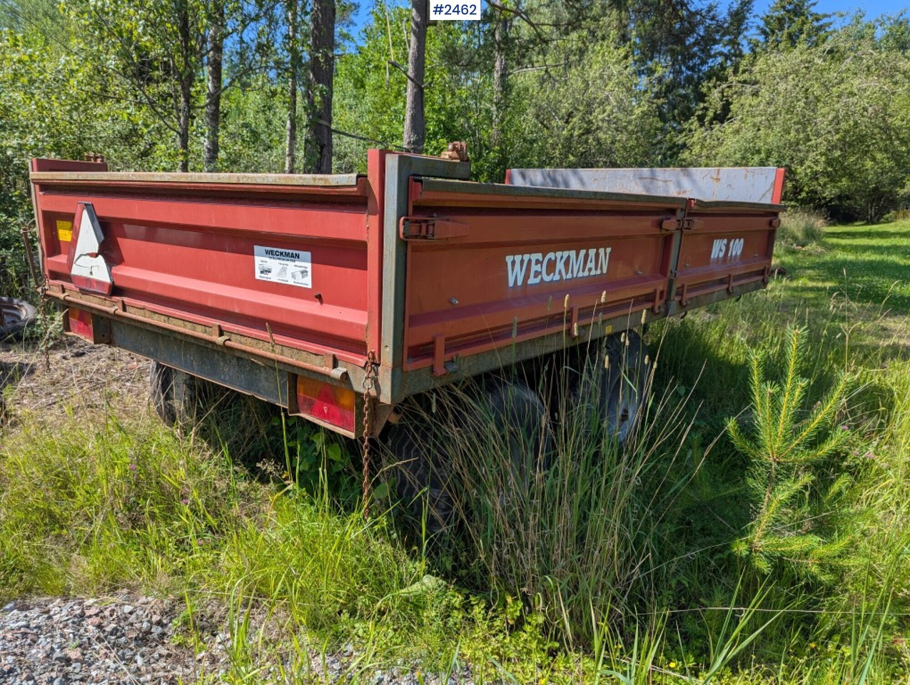 Tipper Weckman WS100 - Prikolica istovarivača: slika 4 Tipper Weckman WS100 - Prikolica istovarivača: slika 4