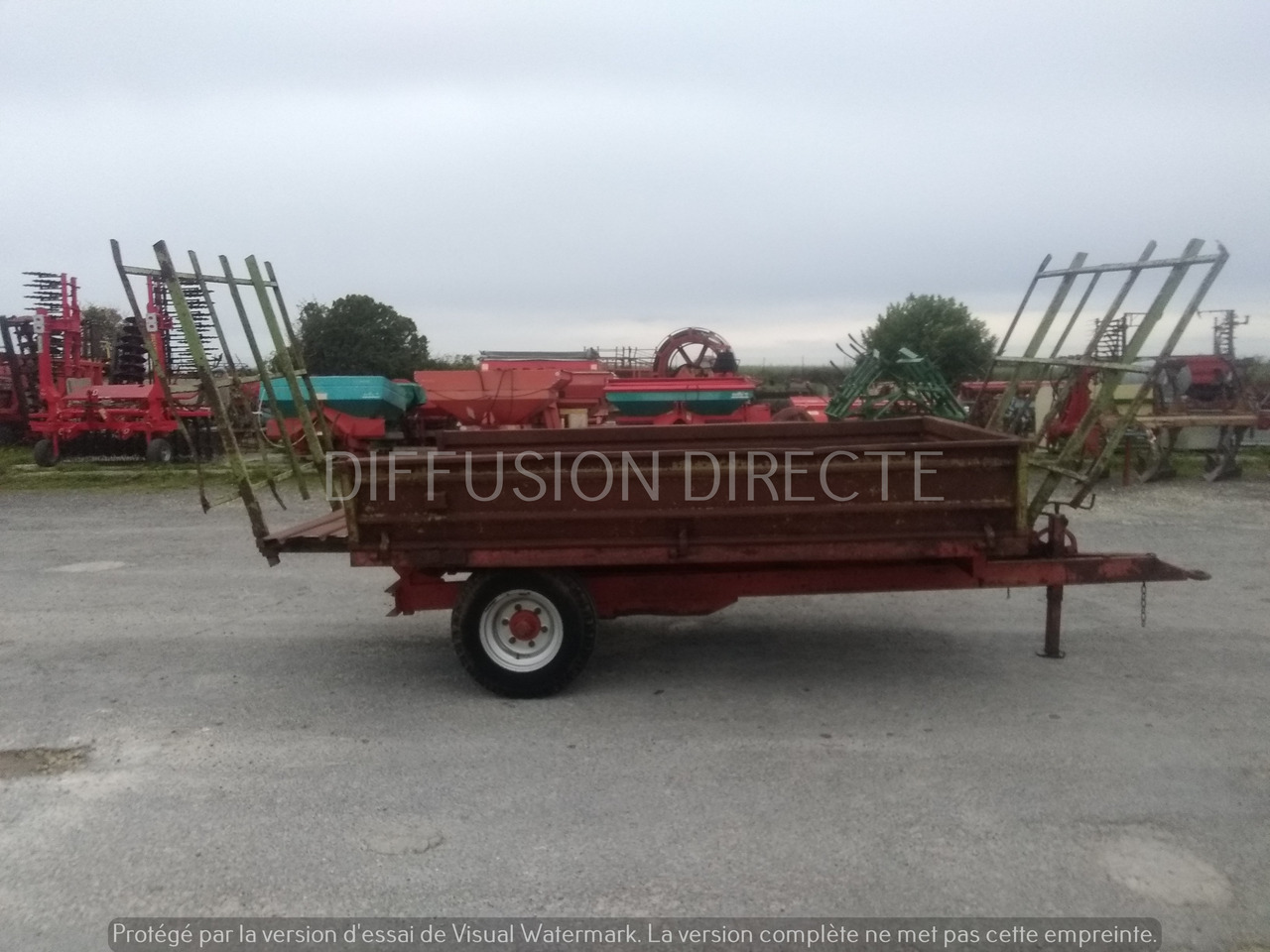 GRUAU REMORQUE AGRICOLE G 400 - Platformska prikolica za farmu: slika 4 GRUAU REMORQUE AGRICOLE G 400 - Platformska prikolica za farmu: slika 4