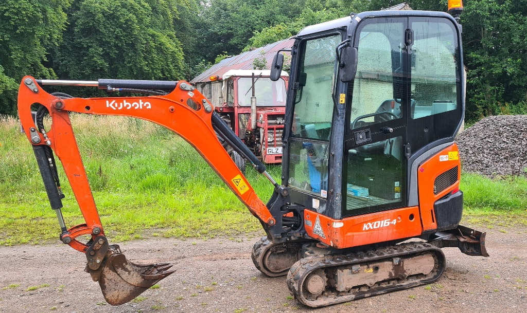 2016 Kubota KX016-4 Mini Digger, only 1550 hours - Mini bager: slika 1 2016 Kubota KX016-4 Mini Digger, only 1550 hours - Mini bager: slika 1