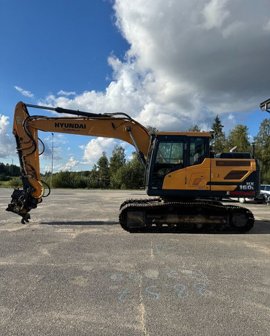 HyundaiHX160L + Engcon - Bager guseničar: slika 1 HyundaiHX160L + Engcon - Bager guseničar: slika 1