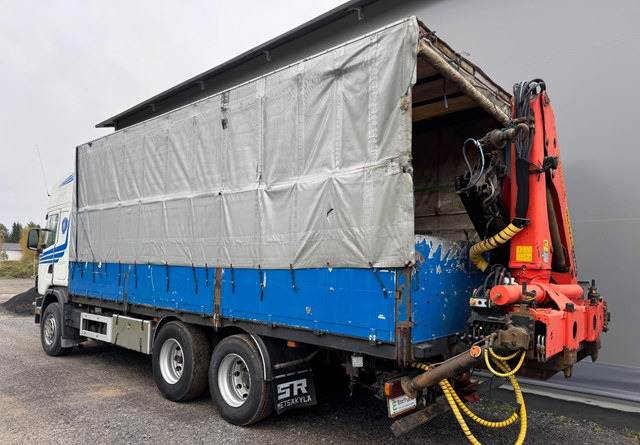 ScaniaScania 144G 6x2 - Kamion sa zatvorenim sandukom, Kamion sa dizalicom: slika 4 ScaniaScania 144G 6x2 - Kamion sa zatvorenim sandukom, Kamion sa dizalicom: slika 4