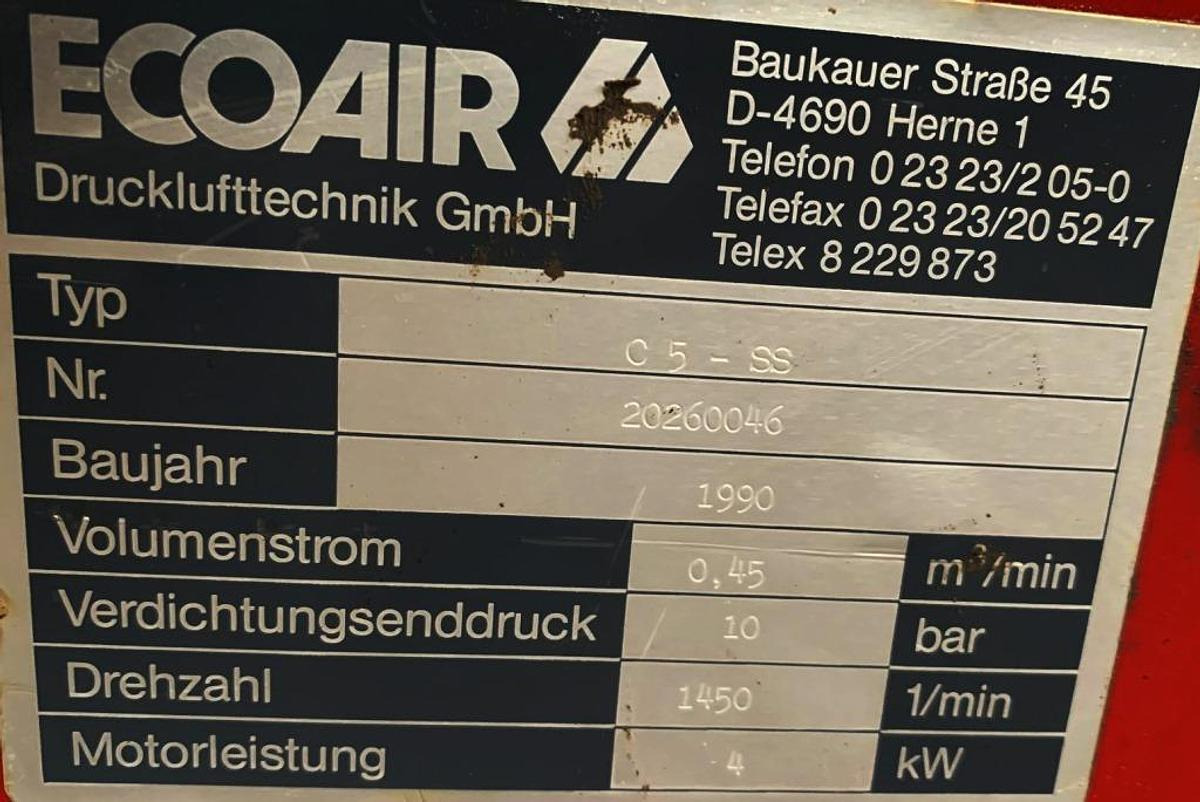 Schraubenkompressor ECOAIR - Kompresor za vazduh: slika 3 Schraubenkompressor ECOAIR - Kompresor za vazduh: slika 3