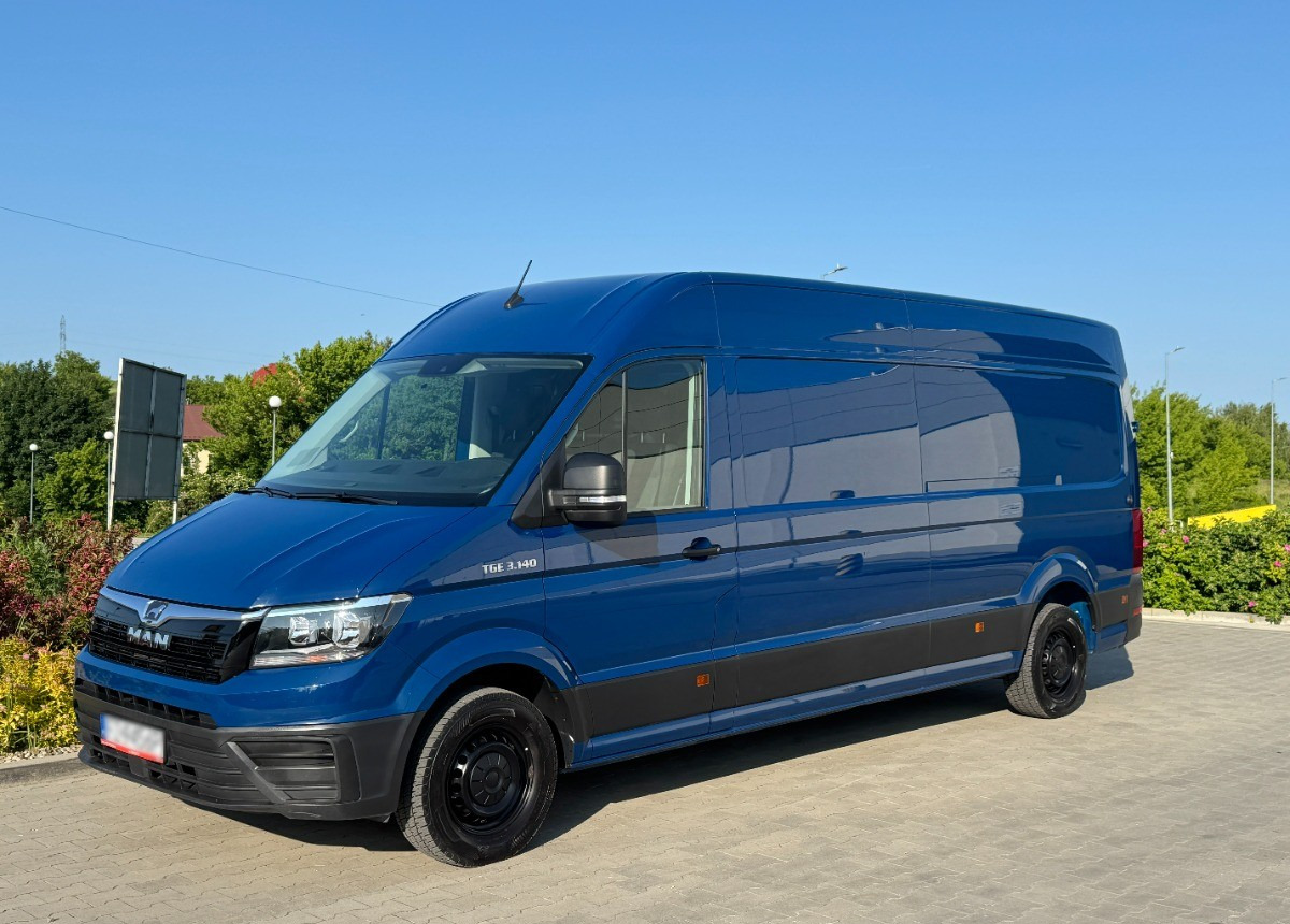 MAN TGE L4H3 XXL 2.0 TDI 140KM Kamera Masaże SalonPL FV23 JAK NOWY - Furgon: slika 1 MAN TGE L4H3 XXL 2.0 TDI 140KM Kamera Masaże SalonPL FV23 JAK NOWY - Furgon: slika 1