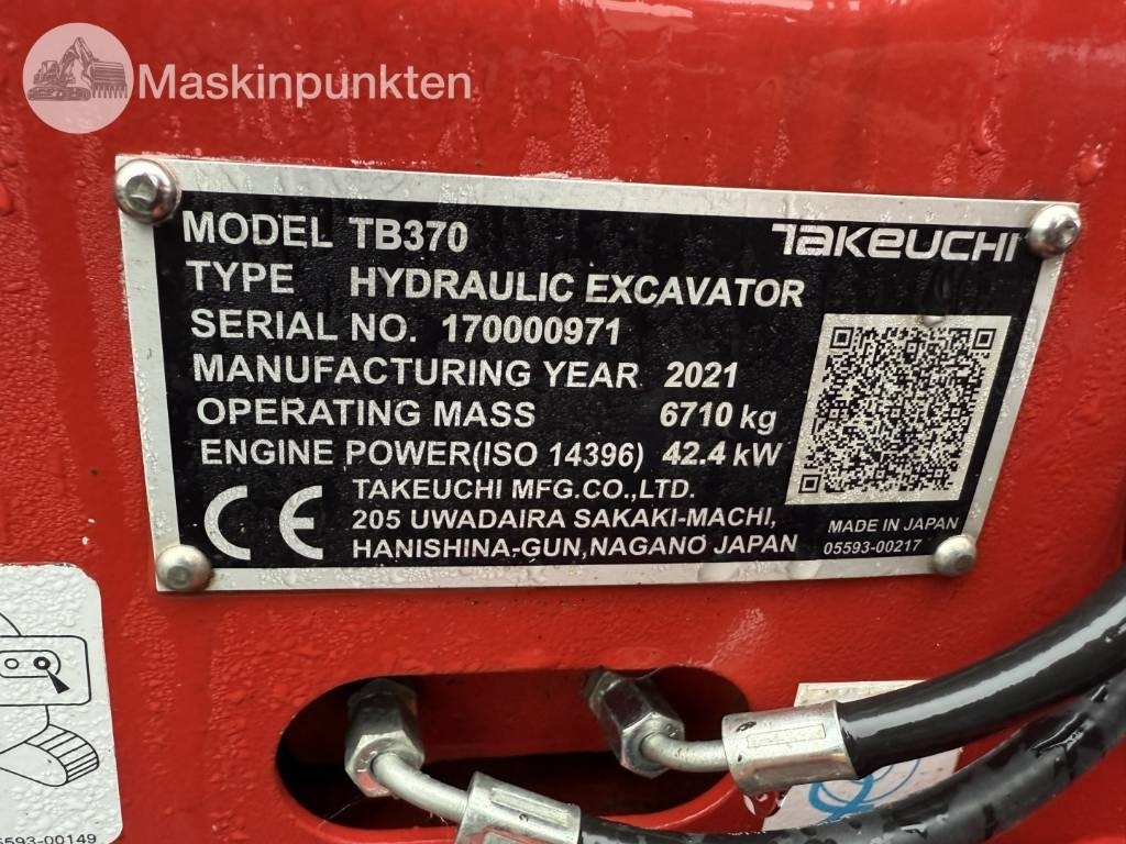 Takeuchi TB 370 - Bager guseničar: slika 5 Takeuchi TB 370 - Bager guseničar: slika 5