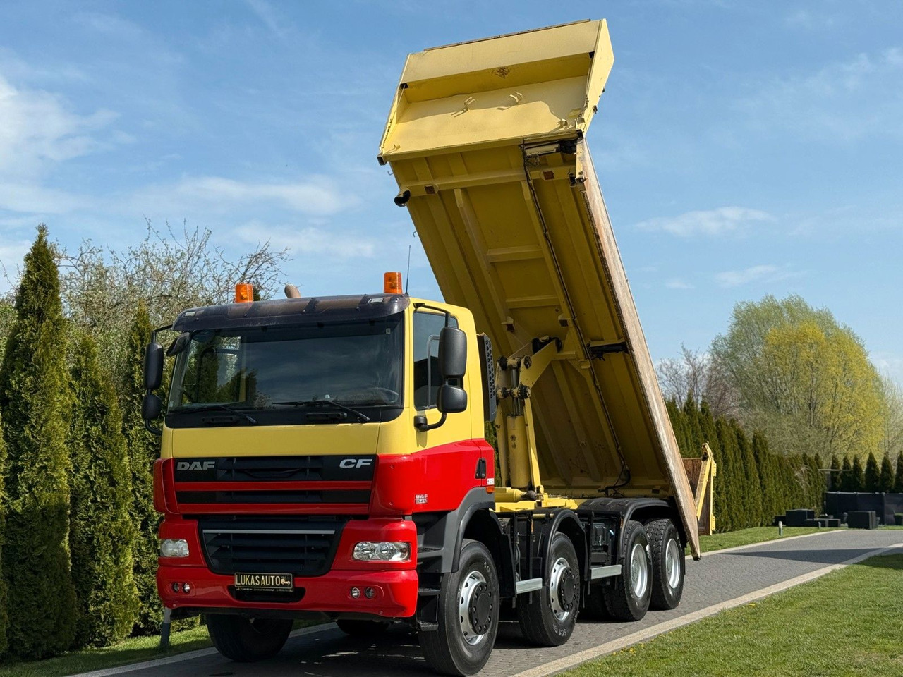 DAF CF 85.410 TIPPER HYDROBOARD - Istovarivač: slika 1 DAF CF 85.410 TIPPER HYDROBOARD - Istovarivač: slika 1