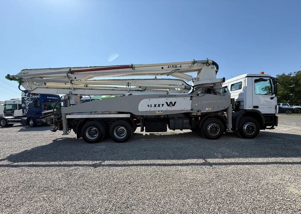 Mercedes-Benz ACTROS 4141 8X4 42 M GOTOWA DO PRACY - Auto pumpa za beton: slika 4 Mercedes-Benz ACTROS 4141 8X4 42 M GOTOWA DO PRACY - Auto pumpa za beton: slika 4