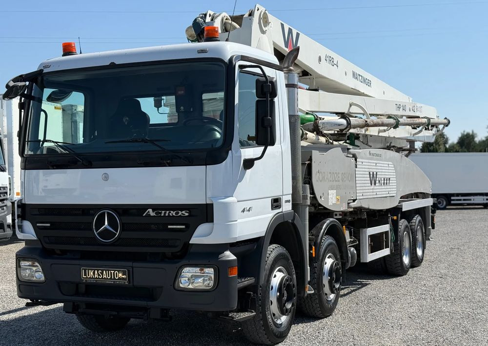 Mercedes-Benz ACTROS 4141 8X4 42 M GOTOWA DO PRACY - Auto pumpa za beton: slika 1 Mercedes-Benz ACTROS 4141 8X4 42 M GOTOWA DO PRACY - Auto pumpa za beton: slika 1