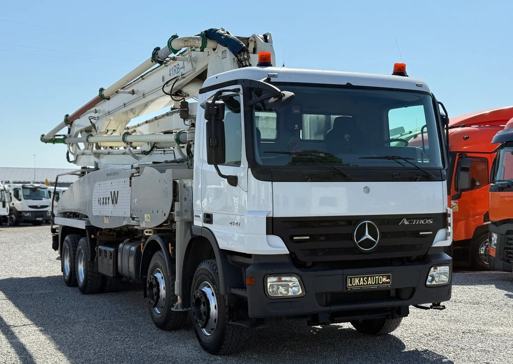 Mercedes-Benz ACTROS 4141 8X4 42 M GOTOWA DO PRACY - Auto pumpa za beton: slika 3 Mercedes-Benz ACTROS 4141 8X4 42 M GOTOWA DO PRACY - Auto pumpa za beton: slika 3