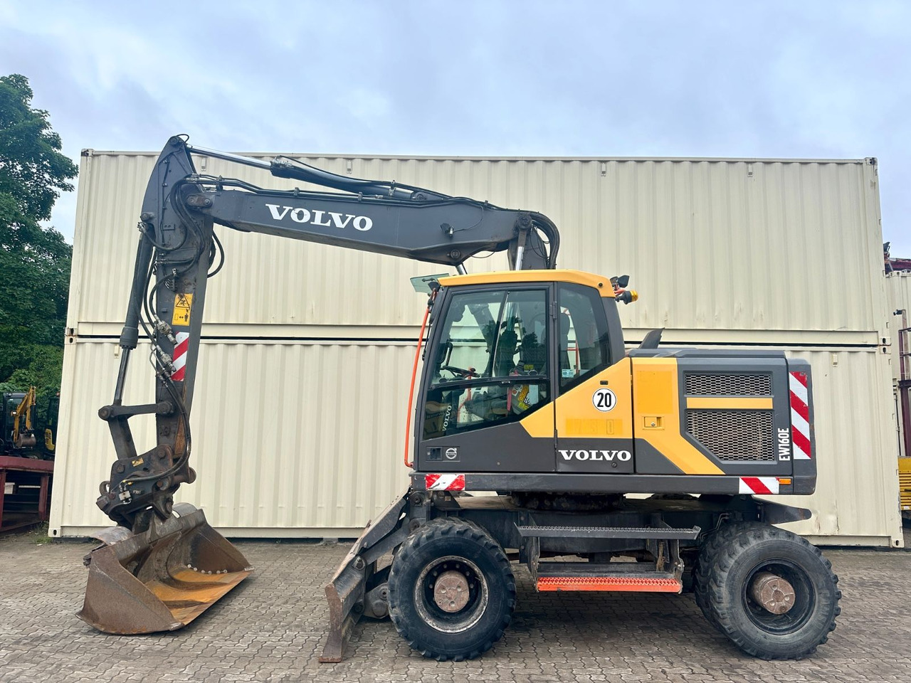 Volvo EW160E / 2016 BJ / Deutsche Maschine - Bager točkaš: slika 1 Volvo EW160E / 2016 BJ / Deutsche Maschine - Bager točkaš: slika 1