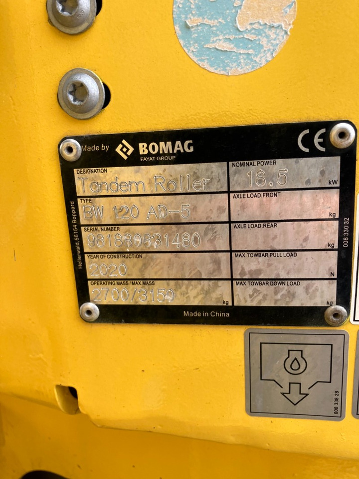 BOMAG CN BW 120 AD-5 Stage V/Tier 4f - Valjak: slika 3 BOMAG CN BW 120 AD-5 Stage V/Tier 4f - Valjak: slika 3
