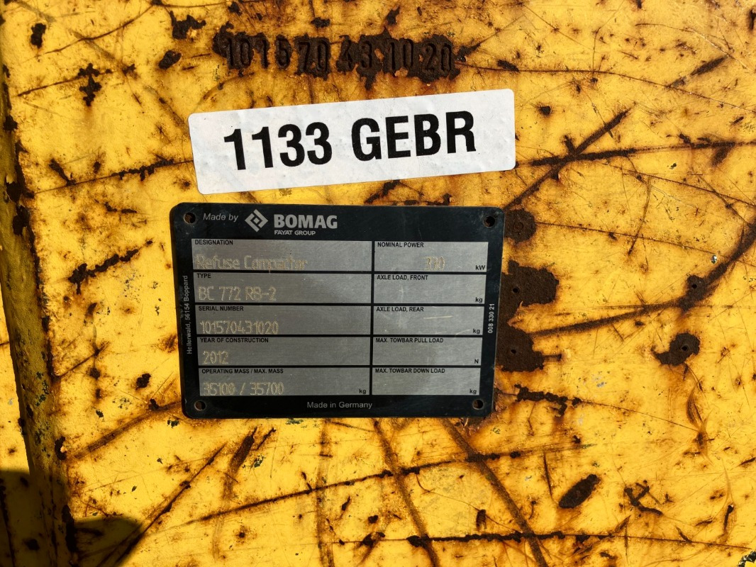 BOMAG DE BC 772 RB-2 Stage IIIa/Tier 3 - Kompaktor: slika 5 BOMAG DE BC 772 RB-2 Stage IIIa/Tier 3 - Kompaktor: slika 5