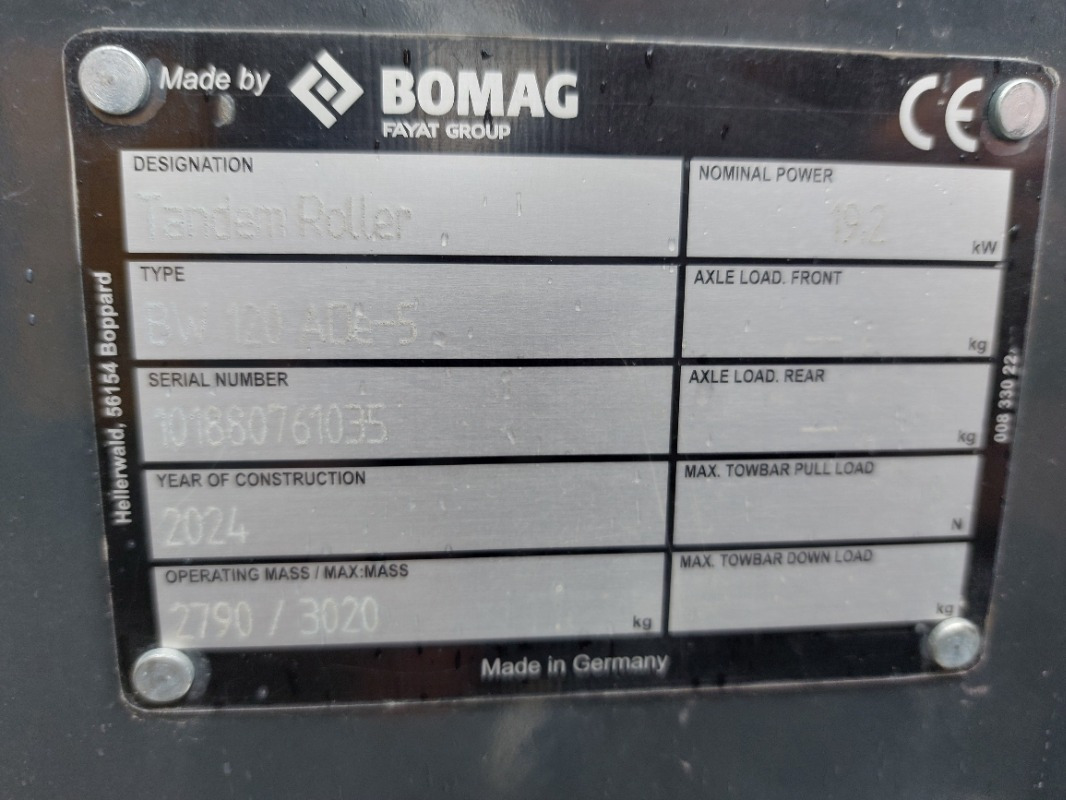 BOMAG DE BW 120 ADe-5 - Valjak: slika 2 BOMAG DE BW 120 ADe-5 - Valjak: slika 2