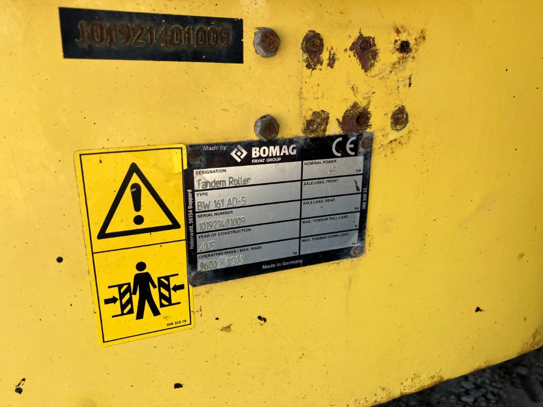 BOMAG DE BW 161 AD-5 Stage IIIb/Tier 4i - Valjak za puteve: slika 2 BOMAG DE BW 161 AD-5 Stage IIIb/Tier 4i - Valjak za puteve: slika 2