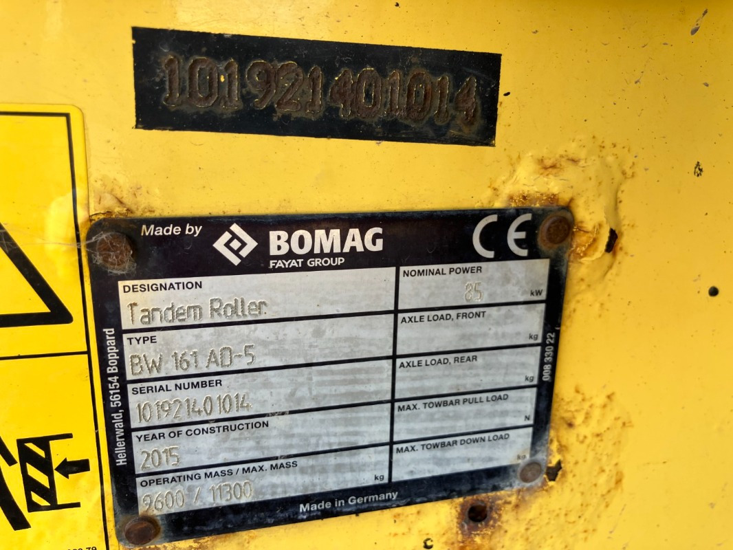BOMAG DE BW 161 AD-5 Stage IIIb/Tier 4i - Valjak: slika 2 BOMAG DE BW 161 AD-5 Stage IIIb/Tier 4i - Valjak: slika 2