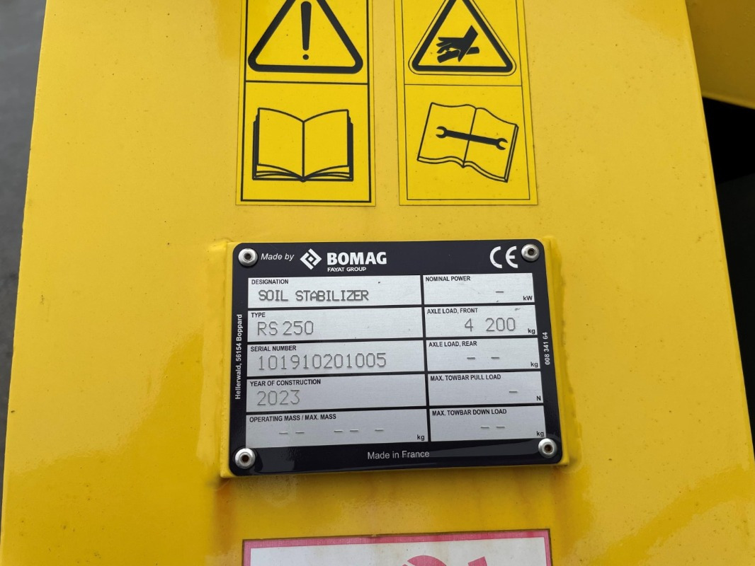 BOMAG DE RS 250 - Stabilizator zemljišta: slika 5 BOMAG DE RS 250 - Stabilizator zemljišta: slika 5