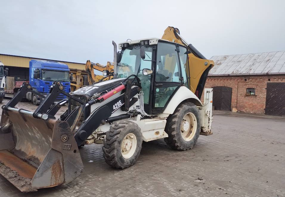 CAT Caterpillar 428E - Bager utovarivač: slika 1 CAT Caterpillar 428E - Bager utovarivač: slika 1