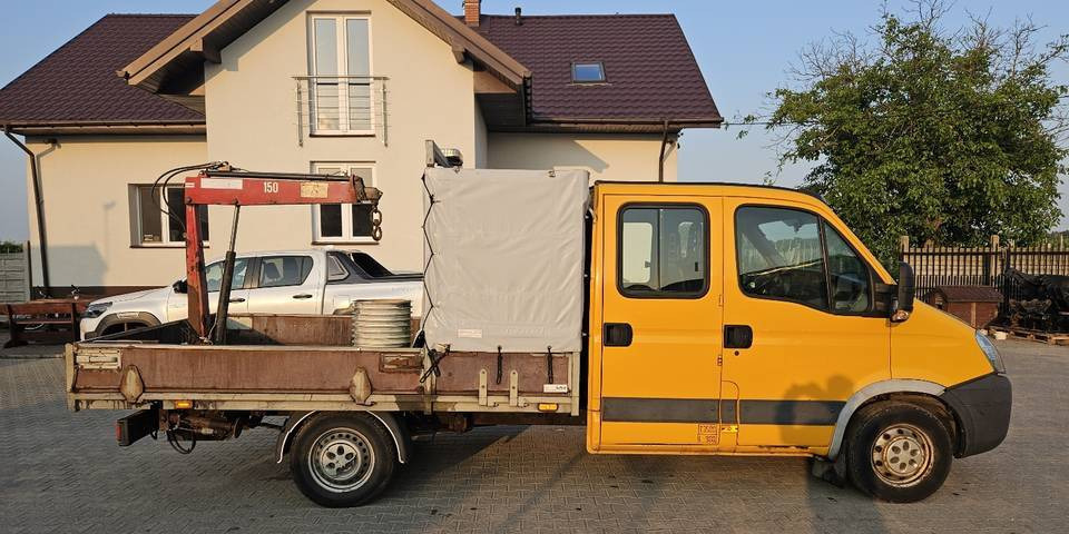 Iveco Daily 35S14 HDS 830 kg doka dubel brygadówka - Dostavno vozilo sa otvorenom sandukom: slika 1 Iveco Daily 35S14 HDS 830 kg doka dubel brygadówka - Dostavno vozilo sa otvorenom sandukom: slika 1