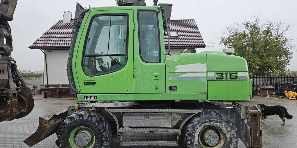 Bager točkaš Koparka kołowa Liebherr A 316 Litronic chwytak podpory pług: slika 7