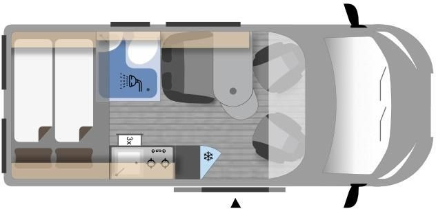 Clever Tour 540*BLACK EDITION*FINAL SALE RABATT*SOFORT* - Kamp kombi: slika 3 Clever Tour 540*BLACK EDITION*FINAL SALE RABATT*SOFORT* - Kamp kombi: slika 3