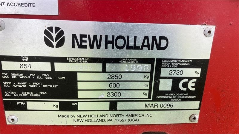 New Holland 654 RUNDBALLEPRESSER Cropcutter - Balirka za okrugle bale: slika 5 New Holland 654 RUNDBALLEPRESSER Cropcutter - Balirka za okrugle bale: slika 5