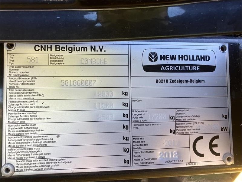 New Holland CX 8080 SLH  New Holland CX 8080 SLH: slika 9