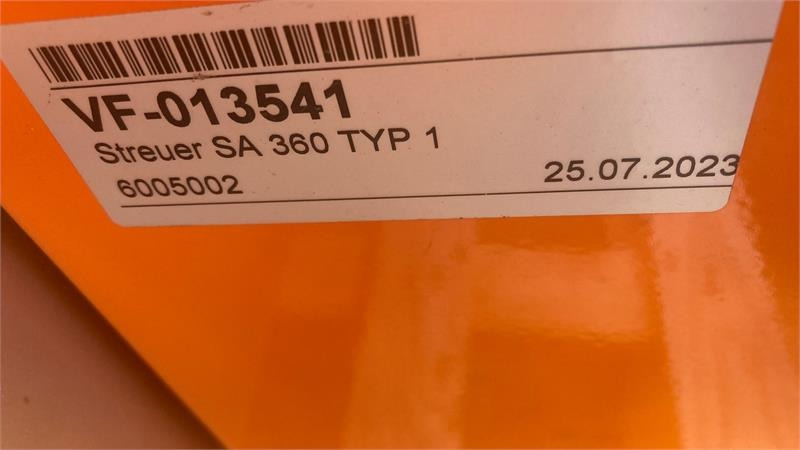 Rauch SA 360 PTO - Rasipač peska/ Soli za Korisno/ Posebno vozilo: slika 4 Rauch SA 360 PTO - Rasipač peska/ Soli za Korisno/ Posebno vozilo: slika 4