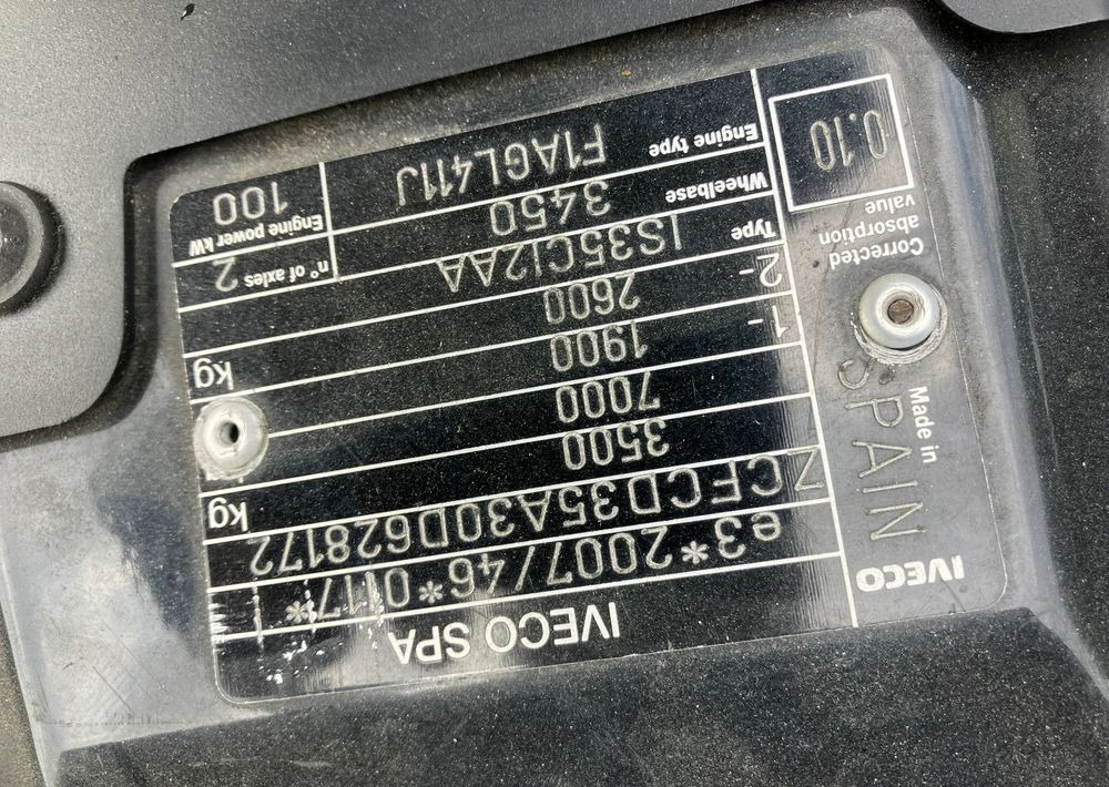 Iveco DAILY 35C14 ramo do zabudowy kiper wywrotka - Kamion sa golom šasijom i zatvorenom kabinom: slika 5 Iveco DAILY 35C14 ramo do zabudowy kiper wywrotka - Kamion sa golom šasijom i zatvorenom kabinom: slika 5