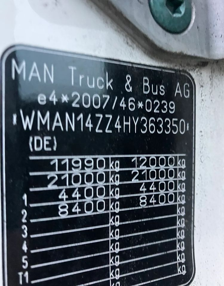 MAN MAN TGM 12.250 sypialka euro6 Rama do zabudowy - Kamion sa golom šasijom i zatvorenom kabinom: slika 3 MAN MAN TGM 12.250 sypialka euro6 Rama do zabudowy - Kamion sa golom šasijom i zatvorenom kabinom: slika 3