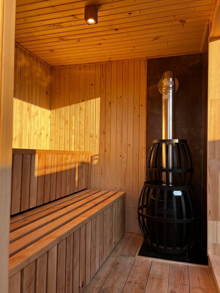 IDEX Sauna 200x220x200 cm – Compact Outdoor or Indoor Sauna Cabin Mobile Sauna - Građevinski kontejner: slika 3 IDEX Sauna 200x220x200 cm – Compact Outdoor or Indoor Sauna Cabin Mobile Sauna - Građevinski kontejner: slika 3