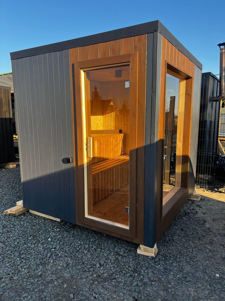 IDEX Sauna 200x220x200 cm – Compact Outdoor or Indoor Sauna Cabin Mobile Sauna - Građevinski kontejner: slika 1 IDEX Sauna 200x220x200 cm – Compact Outdoor or Indoor Sauna Cabin Mobile Sauna - Građevinski kontejner: slika 1