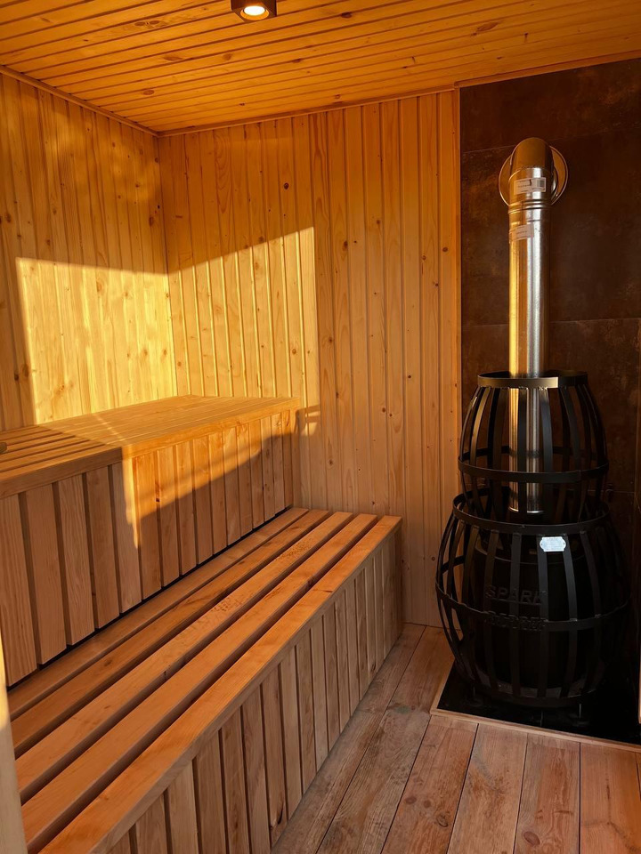 IDEX Sauna 200x220x200 cm – Compact Outdoor or Indoor Sauna Cabin Mobile Sauna - Promenjivo telo/ Kontejner: slika 4 IDEX Sauna 200x220x200 cm – Compact Outdoor or Indoor Sauna Cabin Mobile Sauna - Promenjivo telo/ Kontejner: slika 4